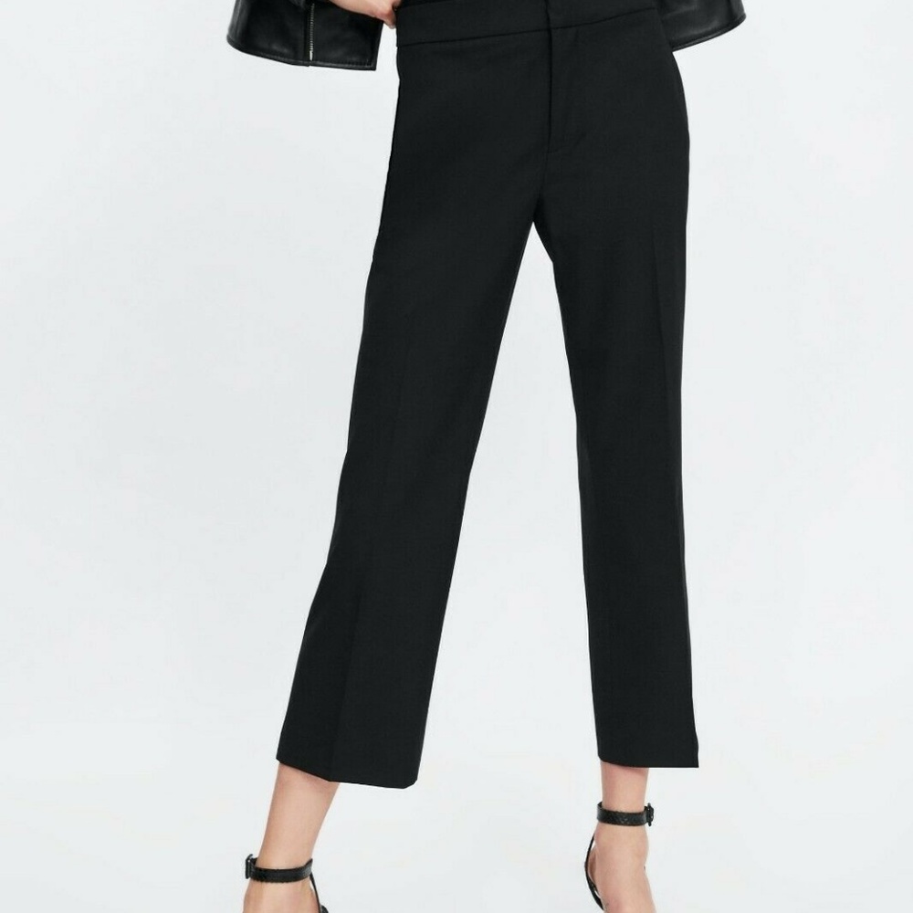 ZARA WOMEN’S FLARED TROUSERS SIDE POCKETS PANTS